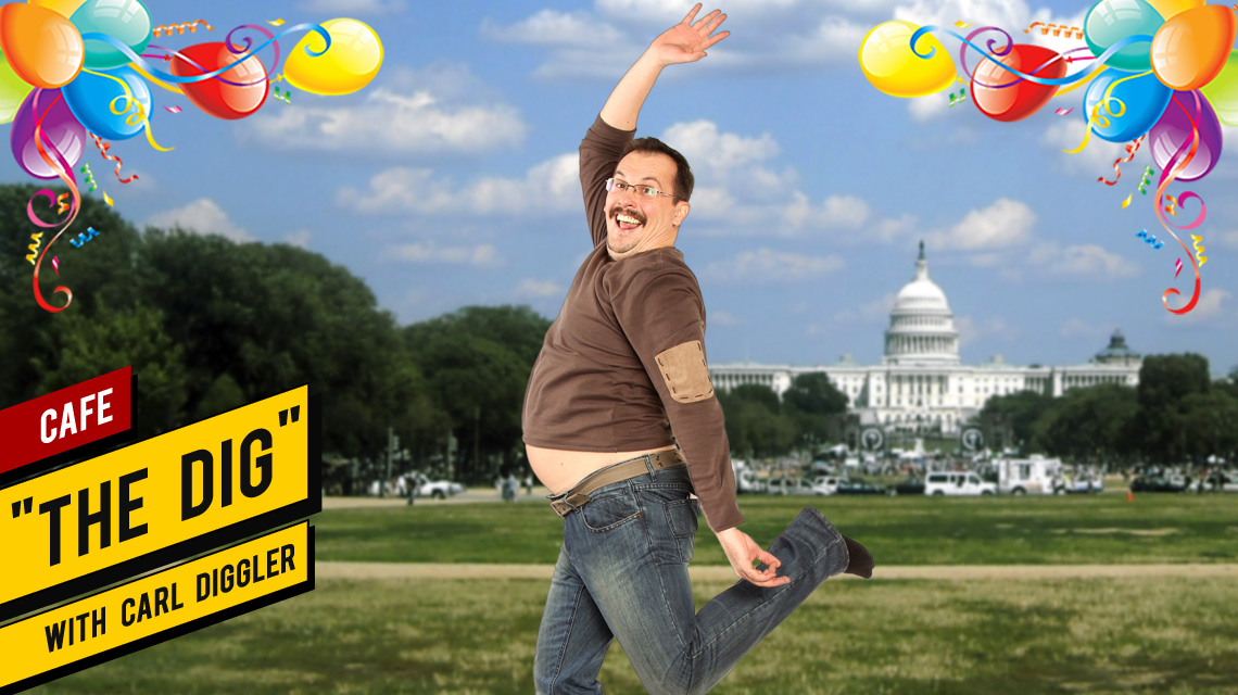 Carl Diggler Celebrates